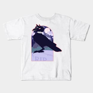 Goth Birb Kids T-Shirt